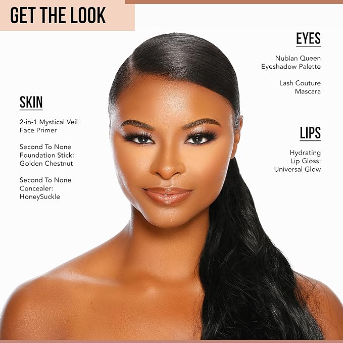 Glamazon Second to None Foundation Stick, Golden Chestnut, Light-to-Full Coverage, Weightless Makeup With a Glowy Natural Finish