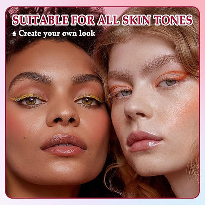 3 Colors Blush Stick with Makeup Sponges,Matte Solid Cream Blush,Multi-Use Blush Stick for Cheeks,Lips and Eye,High Pigmented Blush Makeup Stick Set