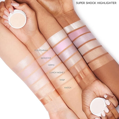 ColourPop Super Shock Highlighter Makeup - High-Pigment, Crème-Powder Face Makeup - Buildable & Blendable Formula with a Unique Bouncy Texture - Natch (0.15 oz)
