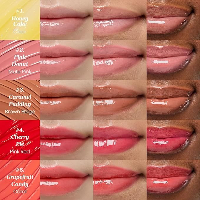 CNP Propolis Jelly Tinted Lipcerin - Pink Donut, Hydrating Lip Gloss with Manuka Honey & Hyaluronic Acid, Gifts for Women, Korean Skin Care, 0.3 fl.oz.