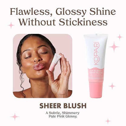 Kopari Sheer Blush Lip Glossy 4pk