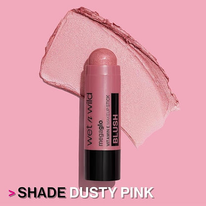 wet n wild MegaGlo Makeup Stick Bundle - Call Me Maple & Dusty Pink, Buildable Color, Versatile Use