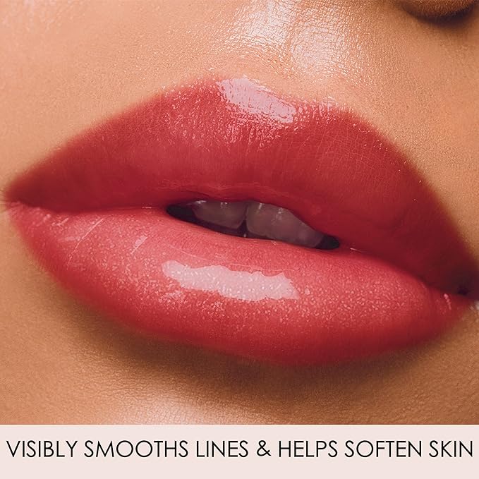 LONDONTOWN Dainty, Sun Kissed Coral, Plush Shine Lip Gloss Tube, Deep Hydrating High Shine Sheer Tint Non-Sticky Conditioning Balm