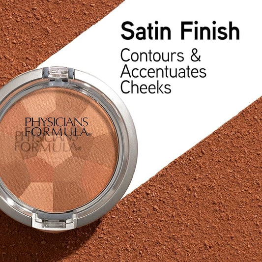 Physicians Formula Powder Palette Multi-Colored Blush Powder Blushing Natural, Dermatologist Tested