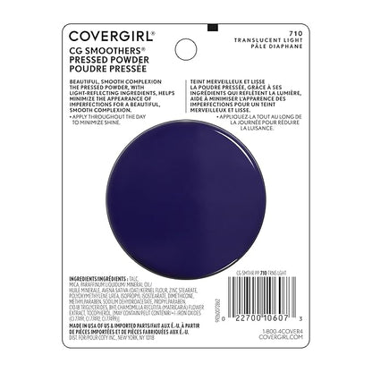 COVERGIRL Smoothers Pressed Powder, Translucent Light, 0.32 oz (Packaging May Vary)