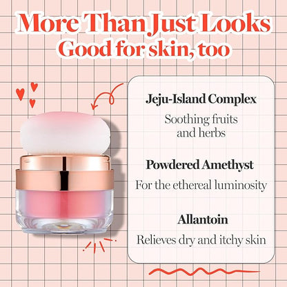 Hope Girl 3D Powder Blusher 0.17oz (Orange Flower)