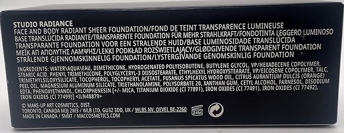 Mac Studio Radiance Face & Body W2 50ml/1.7 Oz