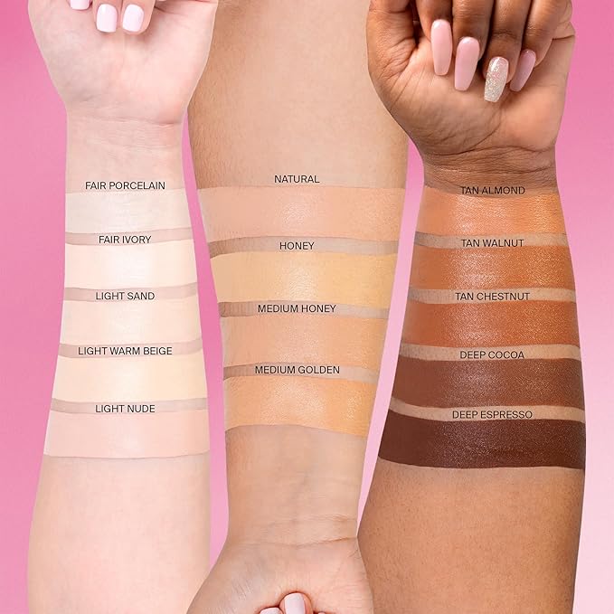 OFRA Cover Concealer - Honey - Natural Finish Liquid Concealer - Shade with Warm Undertones - Hydrating, Smoothing, and Long-Lasting Formula - Makeup and Under Eye Color for Dark Circles - 5 ml