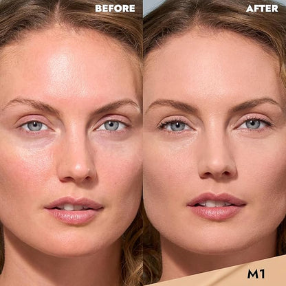 Cover FX Discoloration Kit: Total Coverage Cream Foundation - M3 + Skin Discovered Longwear Concealer, M1 - Full Coverage