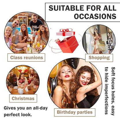 2PCS Color Changing Foundation with SPF 50 +++,Moisturizing Liquid Foundation Makeup Kit with 2 Makeup Sponges,Oil Control Long Lasting Non-greasy Full Coverage Concealer for All Skin Types