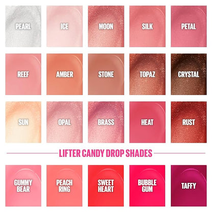 Maybelline Lifter Gloss, Hydrating Lip Gloss with Hyaluronic Acid, High Shine for Plumper Looking Lips, Topaz, Terracotta Neutral, 0.18 Ounce