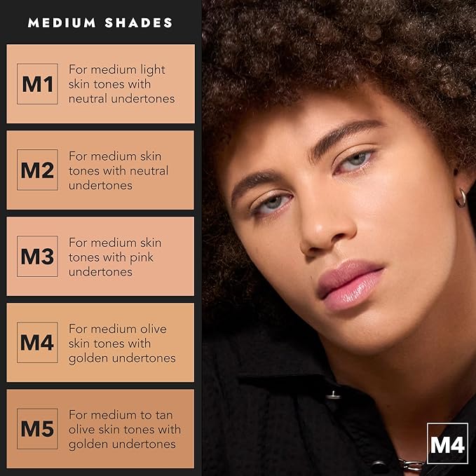 COVER FX Complete Coverage Kit: Total Cover Cream Foundation - Shade M2 + Custom Cover Blending Brush