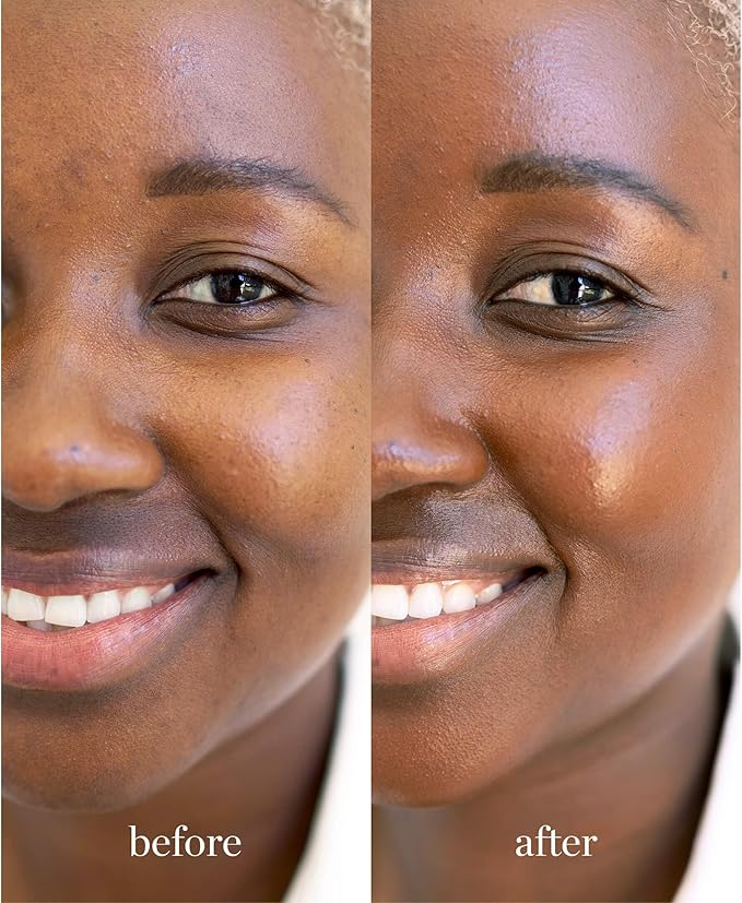 Ere Perez - Natural Oat Milk Liquid Foundation | Breathable, Buildable, Med-Full Coverage, Dewy | Peach Extract, Vitamin E | Vegan, Cruelty-Free, Clean Beauty (Dolce | dark warm, 1 fl oz | 30 ml)