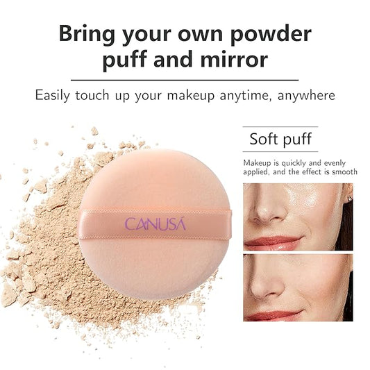 POWDER FOUNDATION soft-focus formula, fine pores, and long-las ting, makeup setting (D, ONE SIZE)