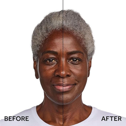 No7 Lift & Luminate Triple Action Serum Foundation - Liquid Makeup with SPF 15 for a Dewy, Glowy Base - Radiant Formula for Mature Skin - Umber (1 Fl Oz)