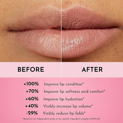 Forget the Filler Lip-Plumping Line-Smoothing Satin Cream Lipstick, Wedding Day, Pink, 0.1 Ounce