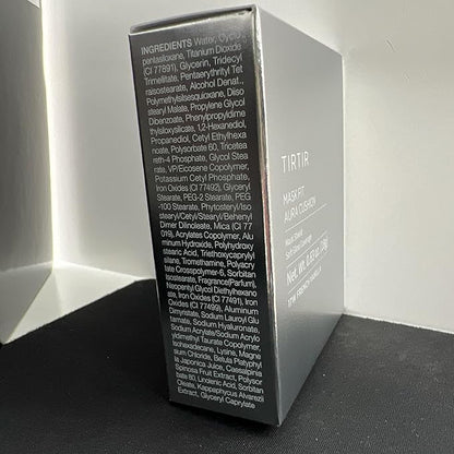 TIRTIR Mask Fit Aura Silver Cushion Foundation | Semi-glow Finish, Natural Coverage, Moisturizing, Lightweight, Korean cushion foundation (#17W French Vanilla, Full Size, 0.63 Fl Oz)