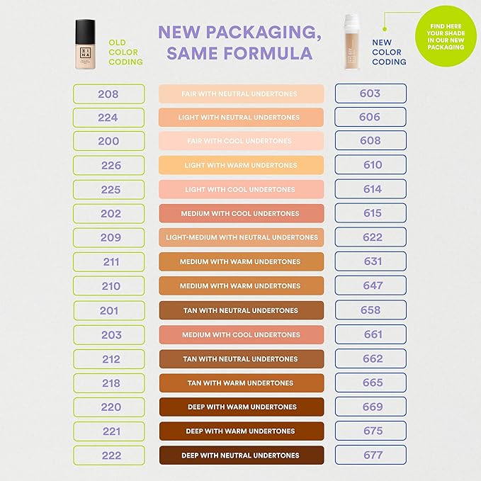 3INA MAKEUP - The 3 in 1 Foundation 669 - Base de Maquillaje Marron oscuro con Subtono Amarillo - Base 3 en 1 con Primer y Corrector - Base Maquillaje con SPF 15 y Vitamina C - Vegan - Cruelty Free