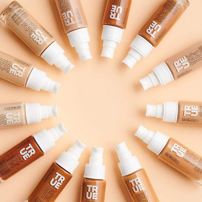 Catrice | True Skin Foundation 30 & The Hydrator Plump & Fresh Primer Bundle | Full Coverage Makeup | Vegan & Cruelty Free