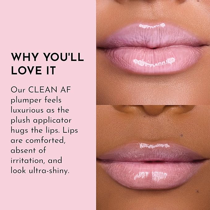 Forget The Filler Lip Plumping Line Smoothing Gloss - Strawberry Milkshake