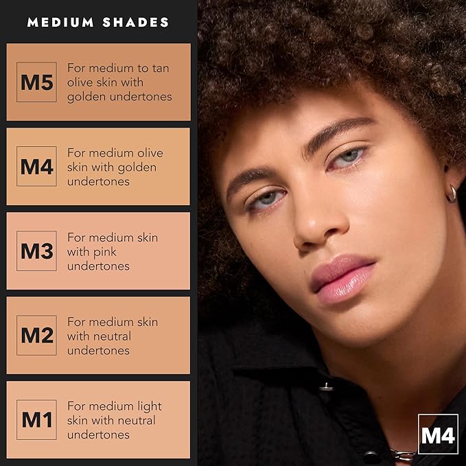 Discoloration Kit: Total Cover Cream Foundation, M4 + Skin Discovered Longwear Concealer, M3 - Full Coverage