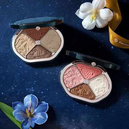 FLORASIS Constellation Floral Engraving Contour Makeup Palette (02 Eastern Beast) Oriental