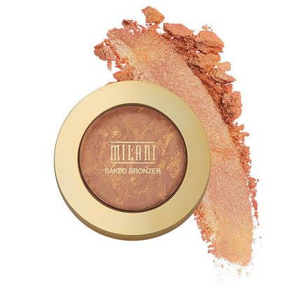 Milani Baked Blush and Bronzer Duo- Luminoso Blush and Glow Bronzer Combo