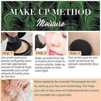 Air Cushion CC Cream, Innovative Concealer Mushroom Head Liquid Foundation, Cover Concealer CC Cream