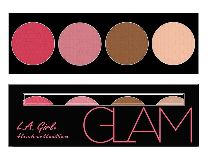 L.A. Girl Beauty Brick Blush Collection, Glam, 1 Count