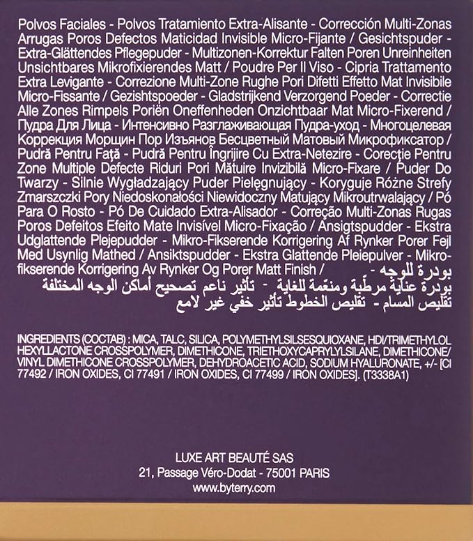 By Terry Hyaluronic Tinted Hydra-Powder Tinted Face Setting Powder, 500 Medium Dark