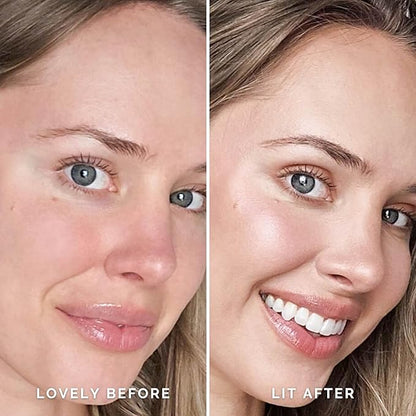 Elizabeth Mott Thank Me Later Glow Bundle: Natural Glow Enhancer Light Sheer Face Primer (30g) + Hydrating 3-in-1 Dewy Setting Spray (95ml) - Cruelty-Free Makeup Set for Radiant Skin
