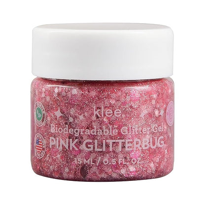 Luna Star Naturals Klee Kids Deluxe Play Makeup Kit. Gentle and Non-Toxic. Made in USA. (Pink Ballet Fairy)