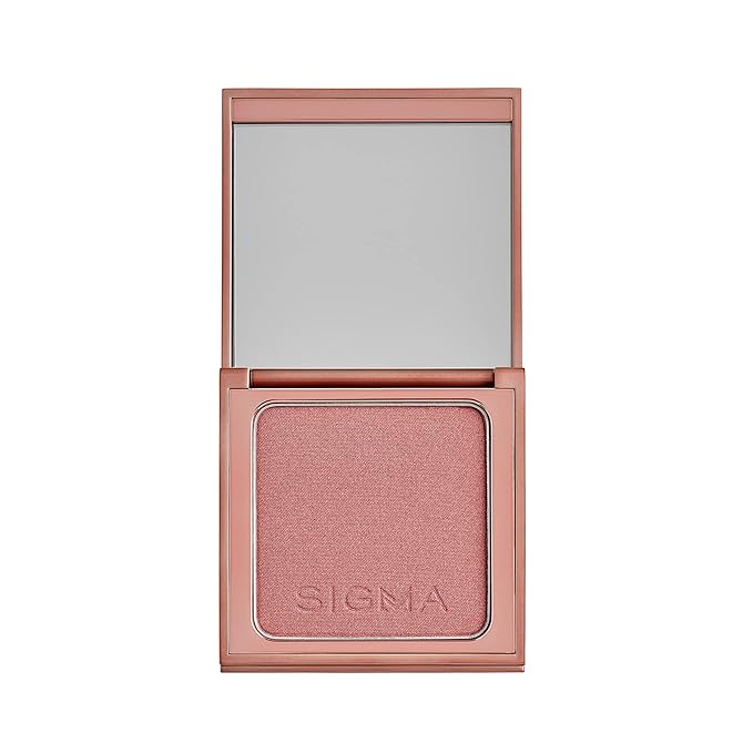 Sigma Beauty Pomegranate Pink Matte Blush Palette - Long Lasting Blush Pressed Powder - Gluten Free, Cruelty Free, Vegan Makeup Palette - Nearly Wild