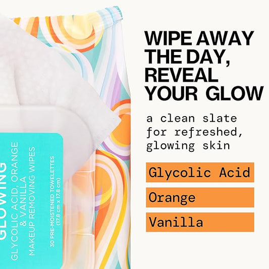 Pacifica Makeup Remover Face Wipes - Disposable Daily Face Cleansing Towelettes Wipes -Biodegradable & Eco-Friendly - Organic- Clean Beauty Vegan & Cruelty-Free Dermatologist Tested 10 Count