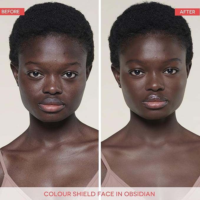 Color Shield Face Hyaluronic Airbrush Foundation Spray, Obsidian 75 ml