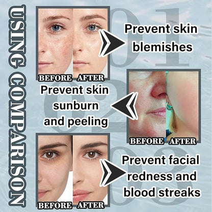 Mineral Facial Powder Sunscreen,SPF50+ PA++++ Loose Setting Sunscreen Powder for Face,Lasting Oil Control Lightweight Brush on Sunscreen for All Skin Types,Matte Concealer Face Setting Powder Makeup