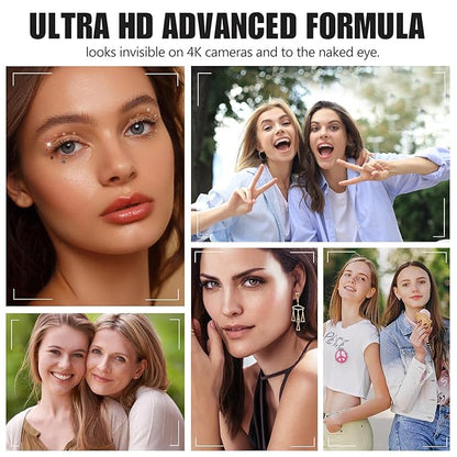 Colour Changing Foundation, 2Pack Color Changing Liquid Foundation Makeup Base Moisturizing Concealer Cover for Women, SPF15, Sunscreen, Non-Greasy, Long Lasting