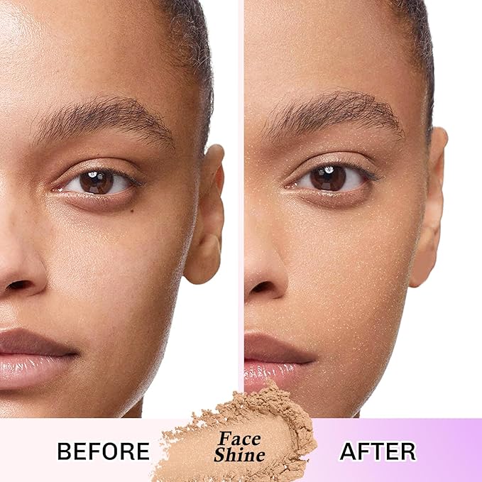 Face Powder Makeup, Shimmering Setting Powder, Oil Control Loose Powder, Matte Highlighter Makeup, Long Lasting Waterproof Concealer Setting Powder for All Skin Tones
