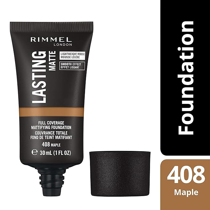 Rimmel Lasting Matte Foundation - 408 Maple