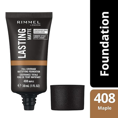 Rimmel Lasting Matte Foundation - 408 Maple
