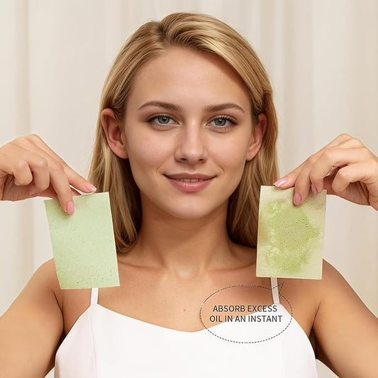 700Pcs Oil Absorbing Facial Sheets,Oil Blotting Paper Sheets Blotting Paper Oily Skin Portable Blotting Papers for Face & Nose