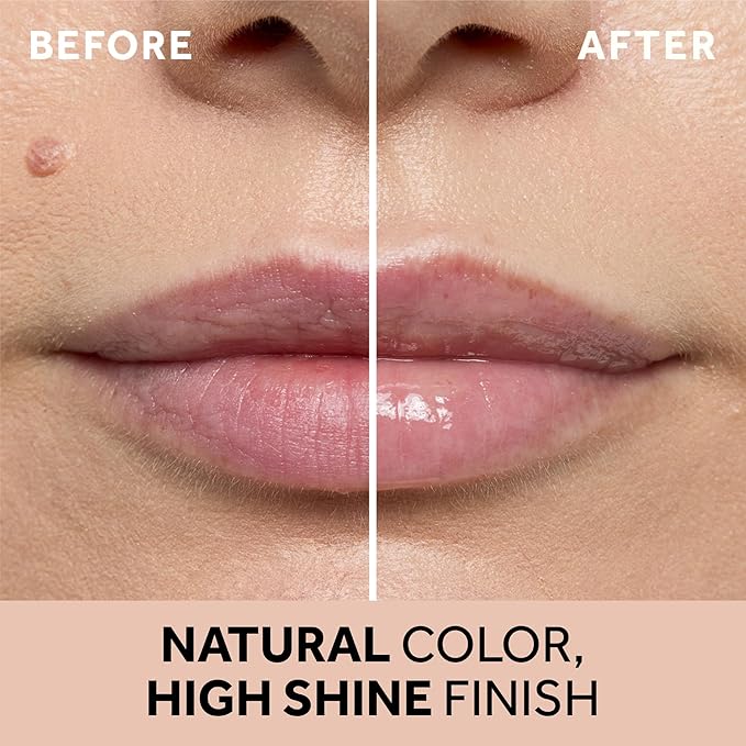 No7 Pro Artist Lip Oil - Hydrating Lip Oil with a High-Shine Finish - Non-Sticky Formula Enriched with Nourishing Ingredients to Improve Lip Hydration - Playful Peach (0.20 fl oz)