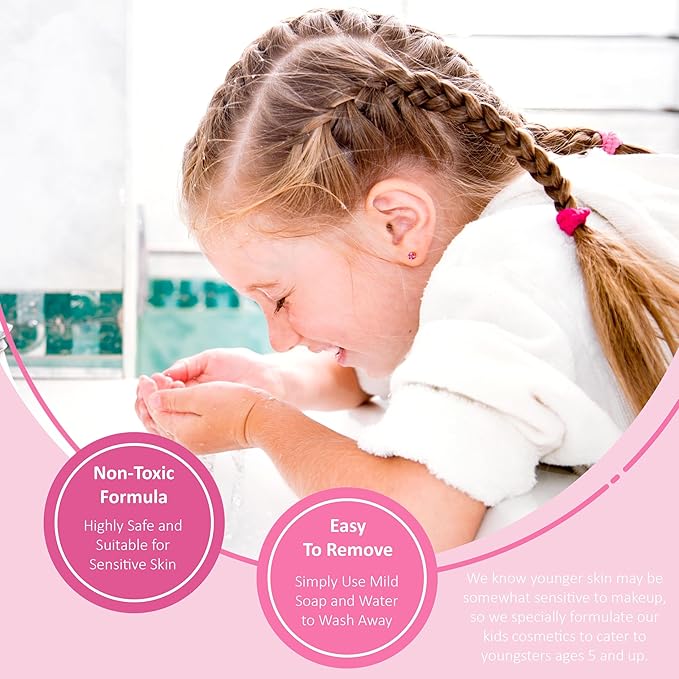 Expressions 10pc Roll On Lip Gloss Set with Carrying Case, 10-Pack Glossy Lip Makeup - Assorted Fruity Flavors, Non Toxic, Kid Friendly, Party Gift, Best Friends