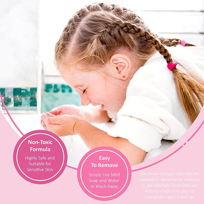 Expressions 10pc Roll On Lip Gloss Set with Carrying Case, 10-Pack Glossy Lip Makeup - Assorted Fruity Flavors, Non Toxic, Kid Friendly, Party Gift, Best Friends