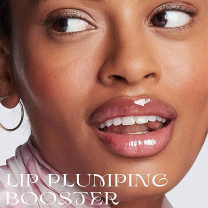 Lip Plumping Booster, Ginger Lip Plumper Gloss Lip Plumping Oil,Plump & Pout Lip Plumper,Ultra-Hydrating & Nourishing,Glossy Finish Fuller Natural Lip Gloss for Women Girls, #06 Spiced Wine