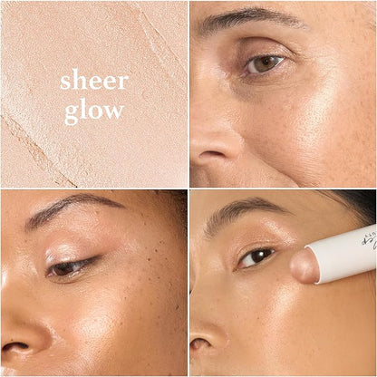 Julep Skip The Brush 2-in-1 Blush and Lip Makeup Stick Contour, Blush, & Highlighter Trio- Sheer Glow (Highlighter), Golden Guava (Blush), Melted Cocoa (Medium Skin Tones) - 3pc Set