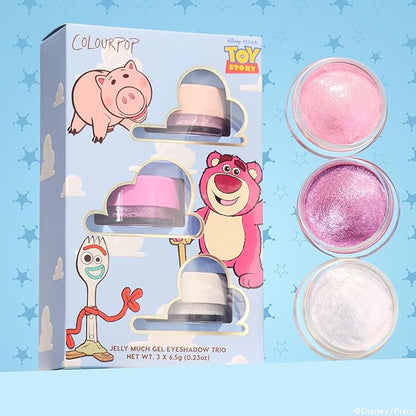 ColourPop x Toy Story Jelly Much Eyeshadow Palette Trio - Limited Edition Ultra-Pigmented Metallic Gel Eyeshadow Set (3 Count)