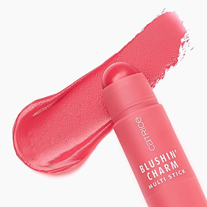 Catrice | Blushin' Charm Multi Stick | Creamy, Multi-Use Blush & Lip Tint | Buildable Dewy Finish | Vegan & Cruelty Free (010 Pink Sweetheart)