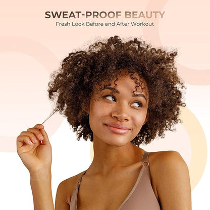 4pc Full Size Kit (Cocoa) Mineral Makeup Matte Translucent Loose Foundation + Kabuki Brush + Concealer + Finishing Setting Powder + Bare Face Full Coverage SPF 30 All Skin Types Waterproof