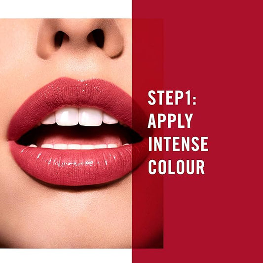 Rimmel London Provocalips 16hr Kiss-Proof Lip Color - Two-Step Liquid Lipstick to Lock in Color and Shine - 230 Kiss Fatal, .14 fl.oz.